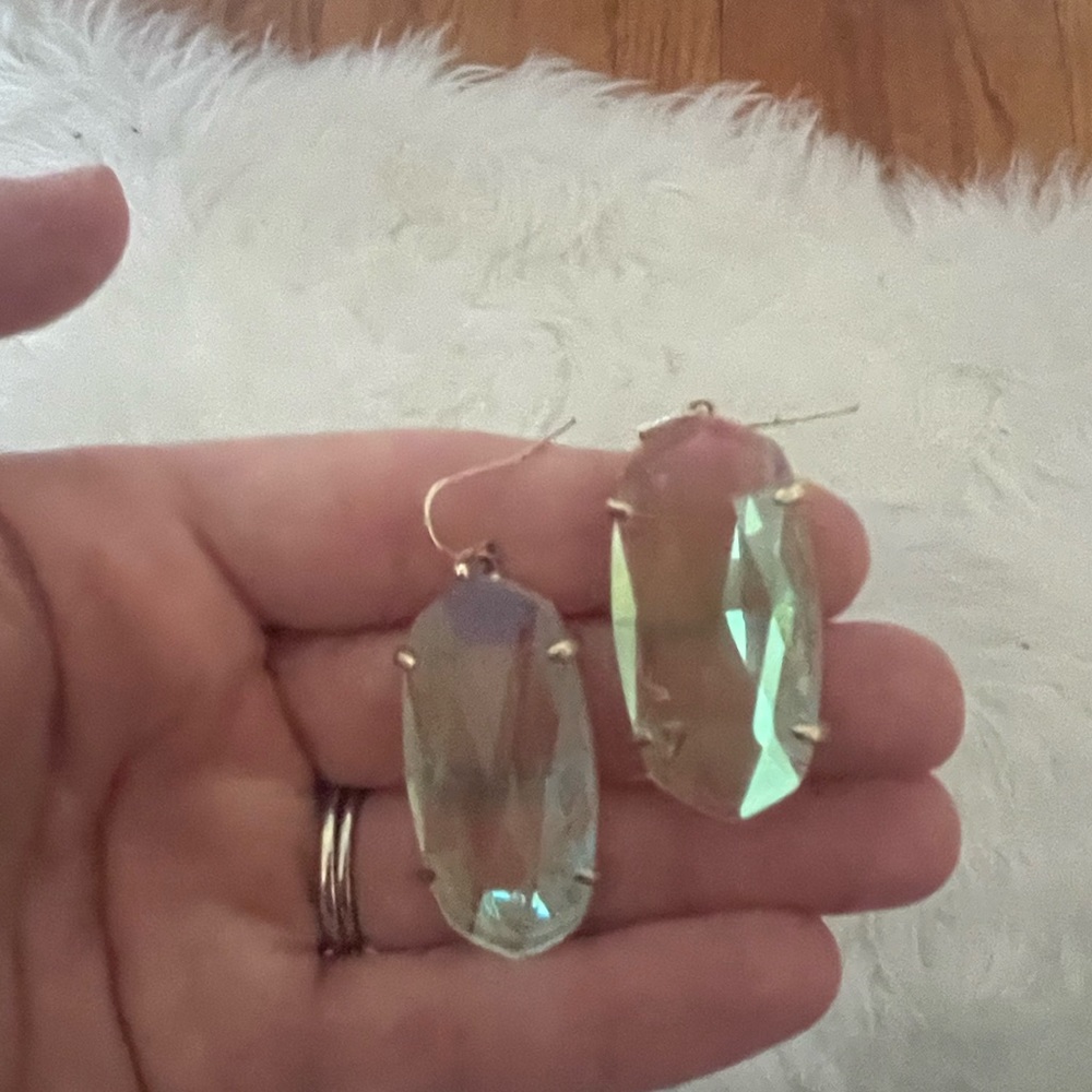 Kendra Scott Dichroic earrings